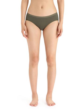 Loden Women's Icebreaker Merino Siren Hipkini Briefs Underwear | USA 1726YXFU